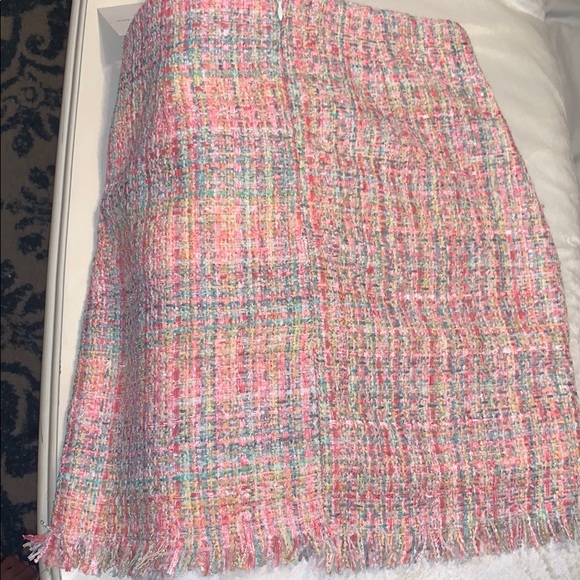 NWOT Pink tweed skirt - Picture 7 of 9
